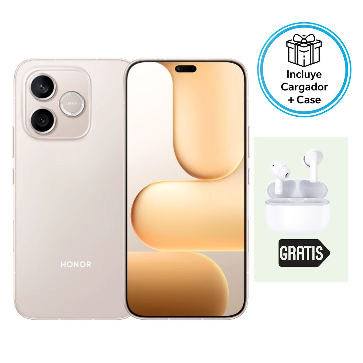 HONOR - Honor 600e 5G 8RAM 256GB Dorado