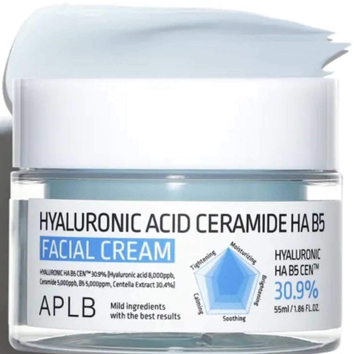APLB HYALURONIC ACID CERAMIDE HA B5 FACIAL CREAM 55ML, marca GENERICO - Foto Principal