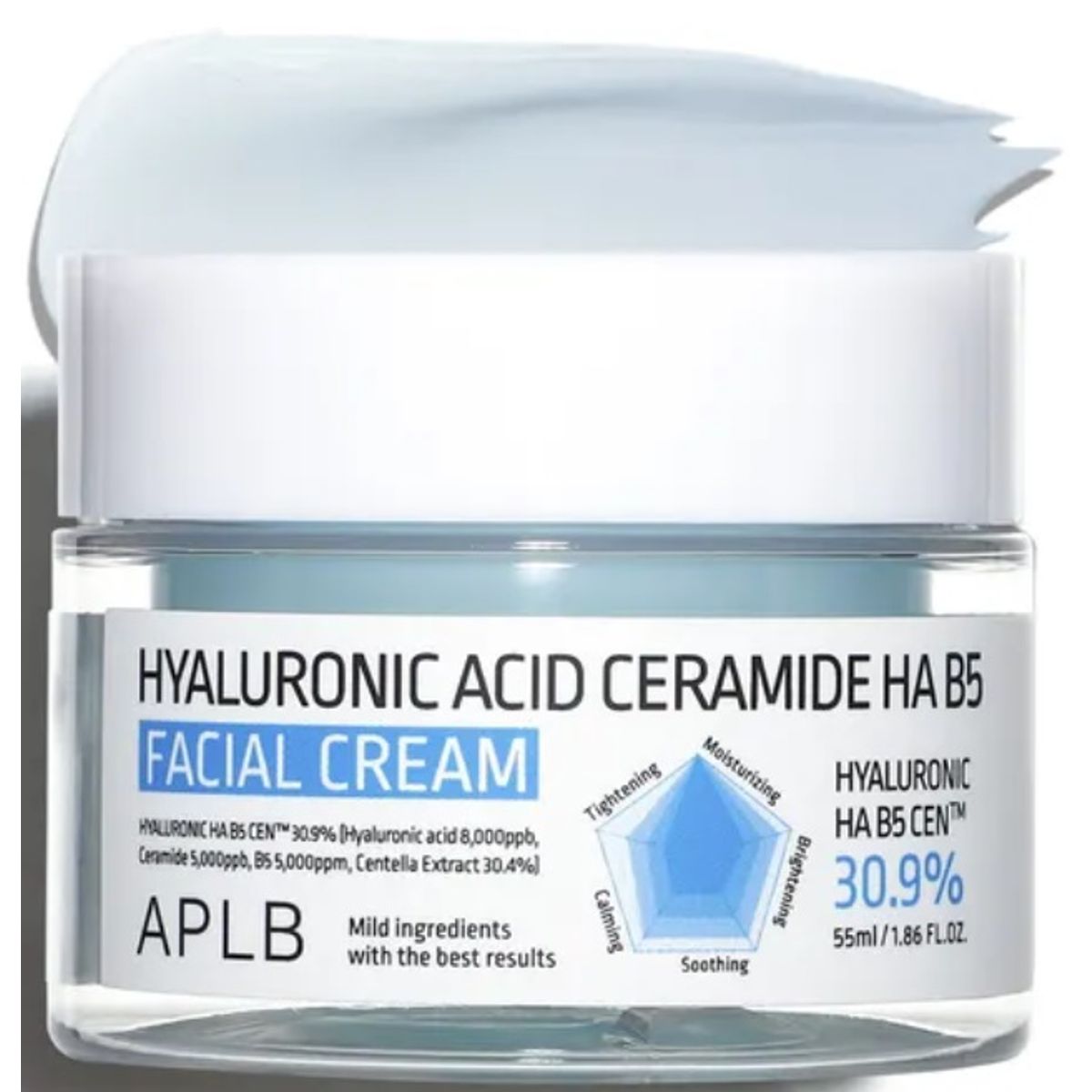 APLB HYALURONIC ACID CERAMIDE HA B5 FACIAL CREAM 55ML, marca GENERICO - Foto Principal