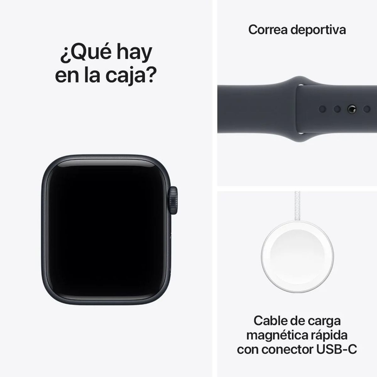 APPLE - APPLE WATCH SE 3 40MM SPORT BAND S/M - MIDNIGHT