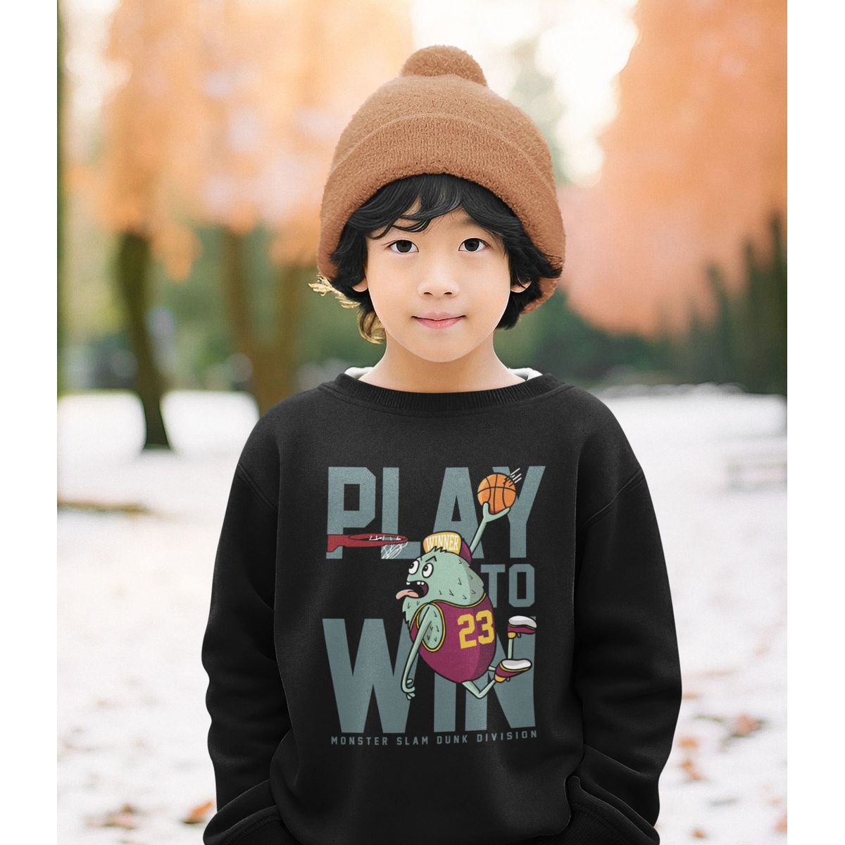 GENERICO - poleras niño franelado negro Play to Win