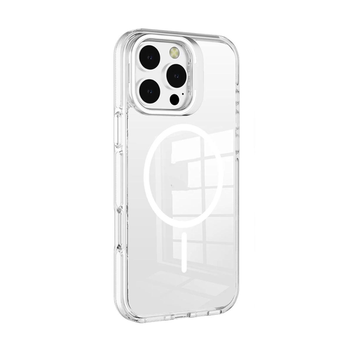 GENERICO - FUNDA CASE MAGSAFE PARANTE CAMARA PARA IPHONE 17 PROMAX BLANCO