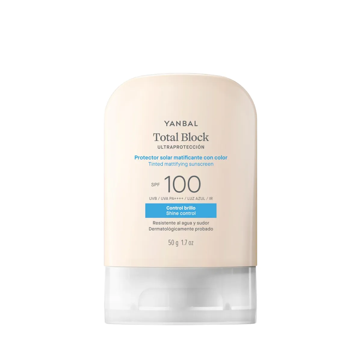 Yanbal - Total Block Protector Solar Matificante con Color SPF100