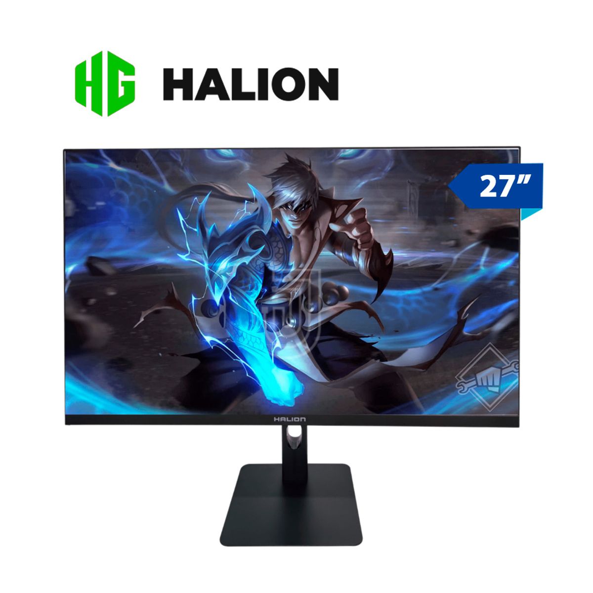 HALION - MONITOR GAMER HALION 27 HG2726QF, PLANO IPS, 180HZ, 2K, QHD, LIFT & ROTATE, RGB