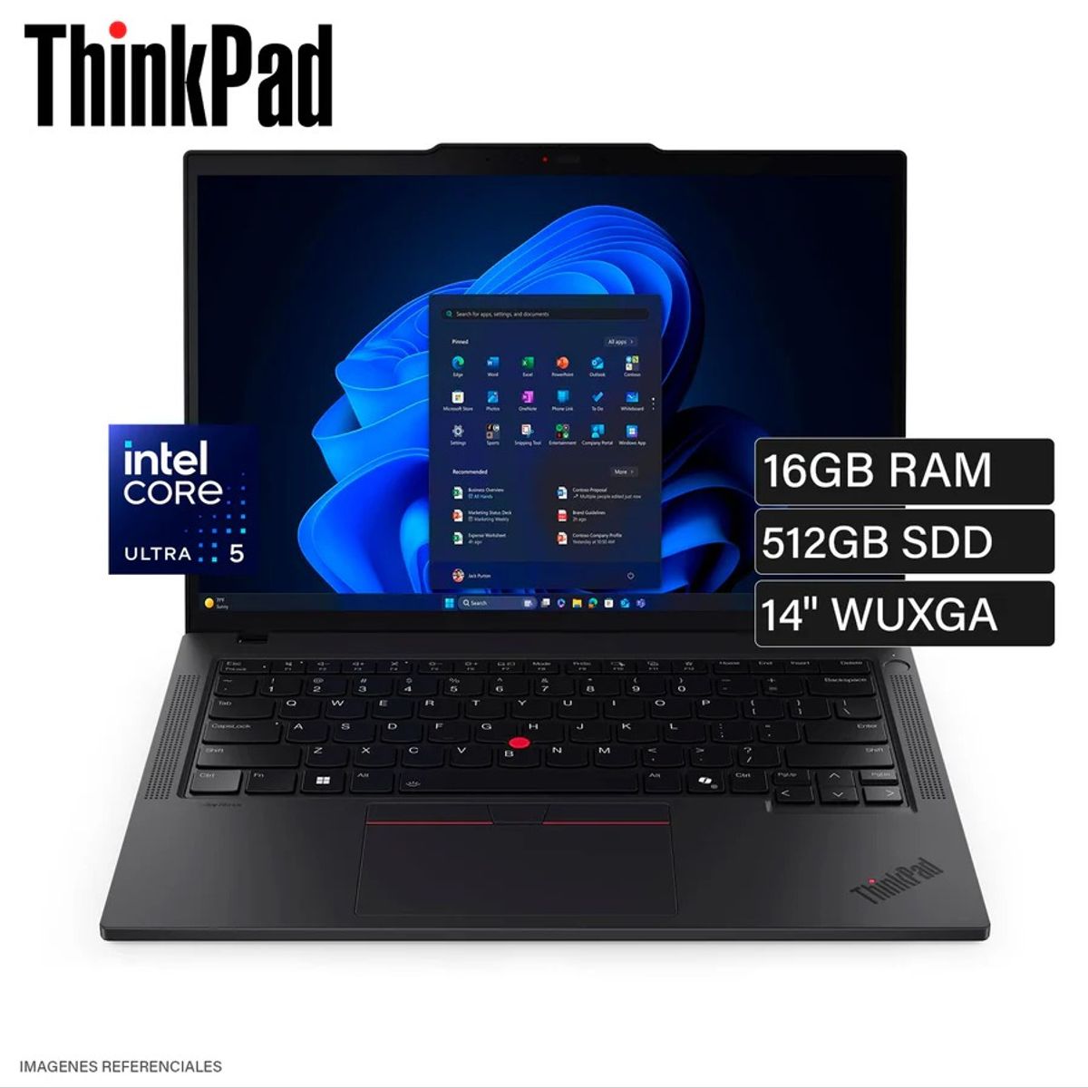 LENOVO - LENOVO THINKPAD T14S GEN 6 CORE ULTRA 5 225U 16GB 512GB SSD 14'' WUXGA  WIN 11 PRO