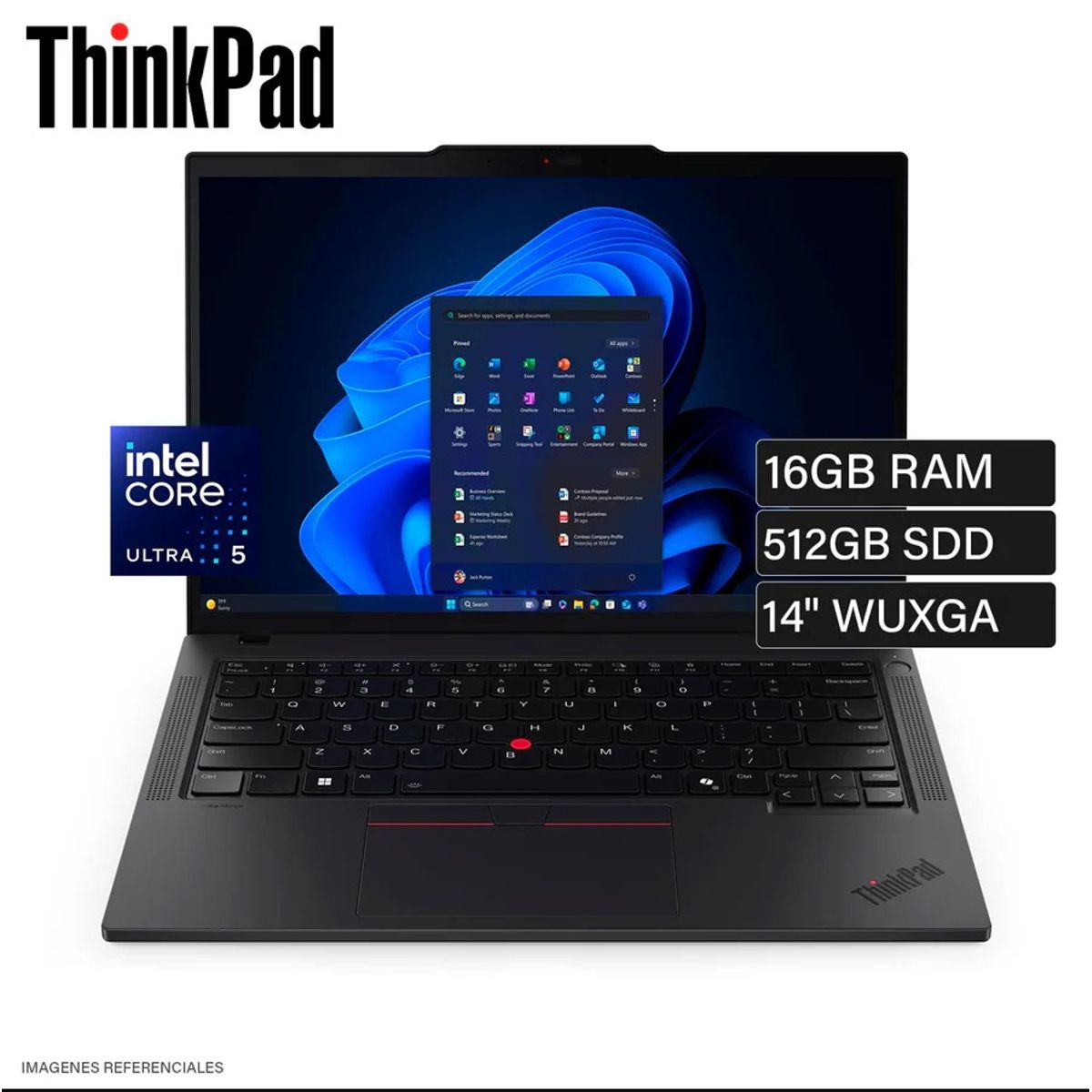 LENOVO - LENOVO THINKPAD T14S GEN 6 CORE ULTRA 5 225U 16GB 512GB SSD 14'' WUXGA  WIN 11 PRO