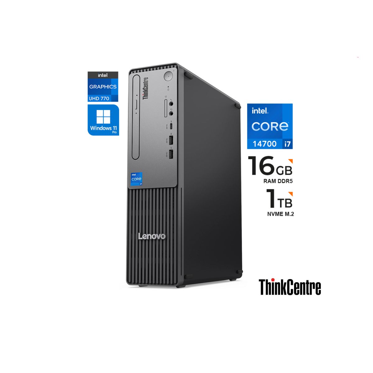 LENOVO - PC Lenovo ThinkCentre Neo 50S Gen 5 Core i7-14700 16GB DDR5 1TB SSD W11PRO