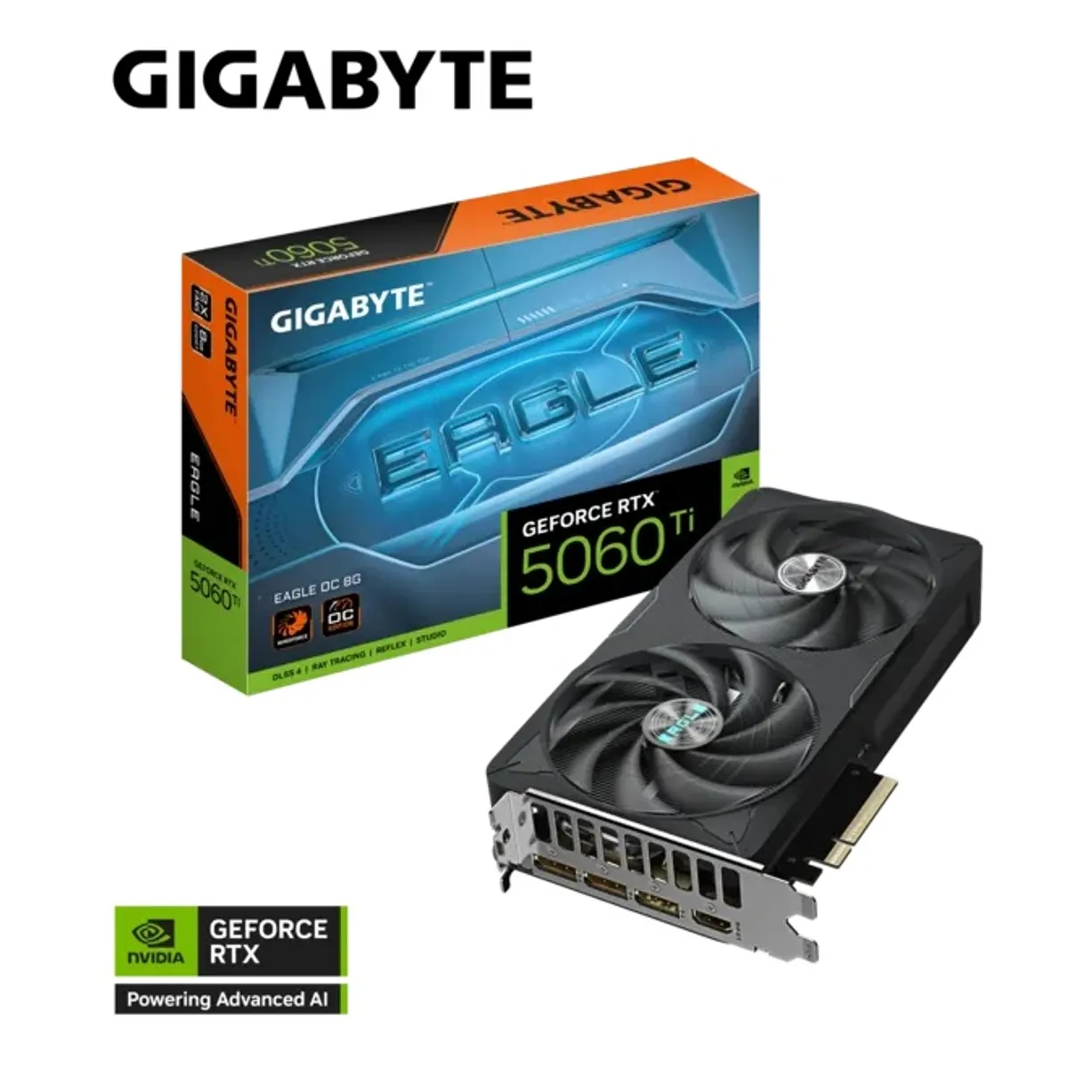 GIGABYTE - ULTIMA Tarjeta de video GIGABYTE RTX 5060 Ti EAGLE OC 8G GDDR7