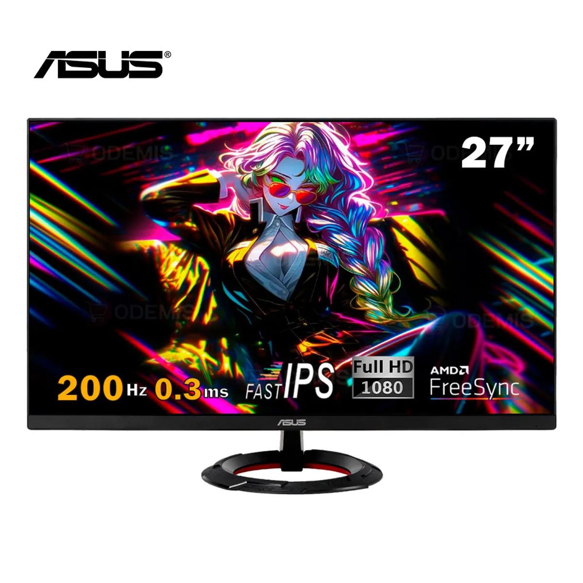 ASUS - MONITOR ASUS Tuf Gaming VG279Q5R, 27 Fast IPS, FHD, 200Hz, 0.3ms, FreeSync