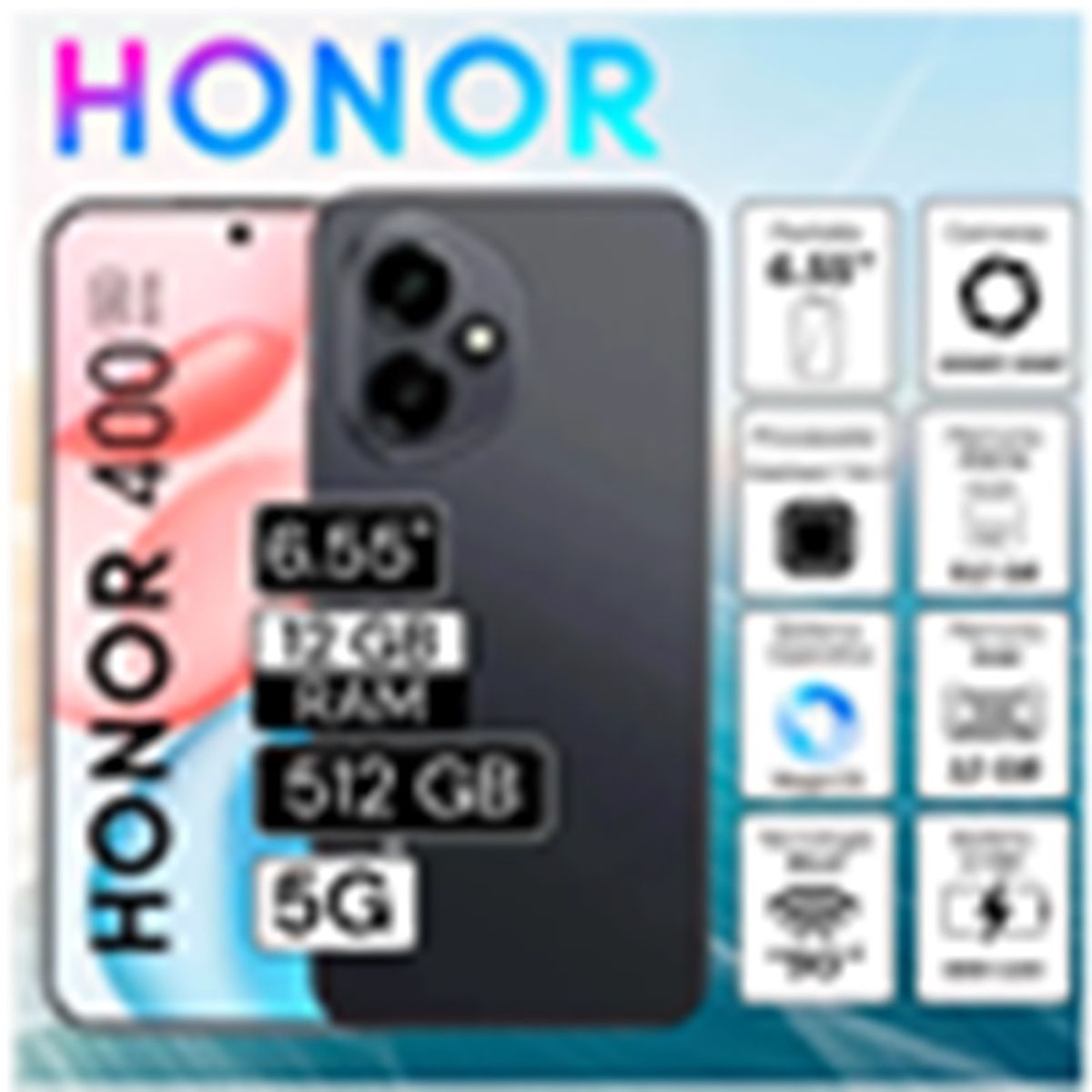 HONOR - CELULAR HONOR 400 12RAM 512GB NEGRO