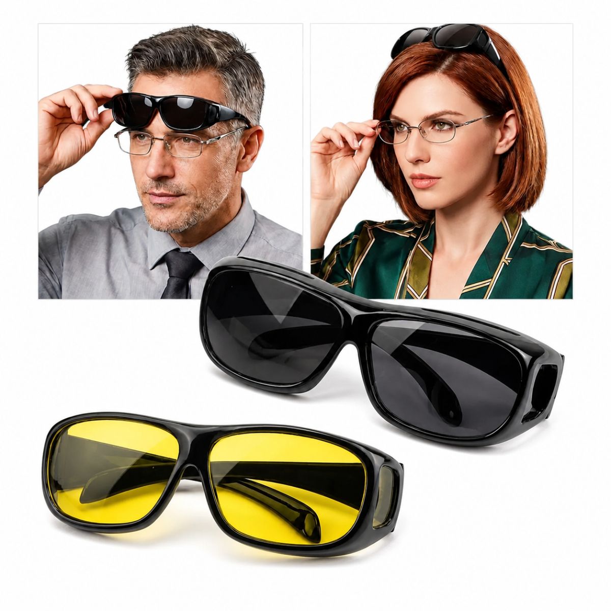 GENERICO - Lentes Polarizados Día y Noche HD Vision