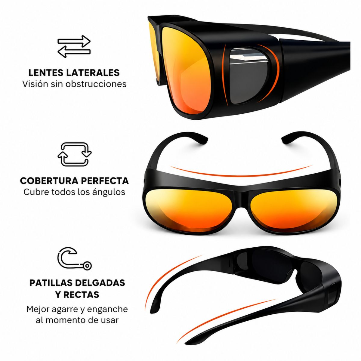 GENERICO - Lentes Polarizados Día y Noche HD Vision