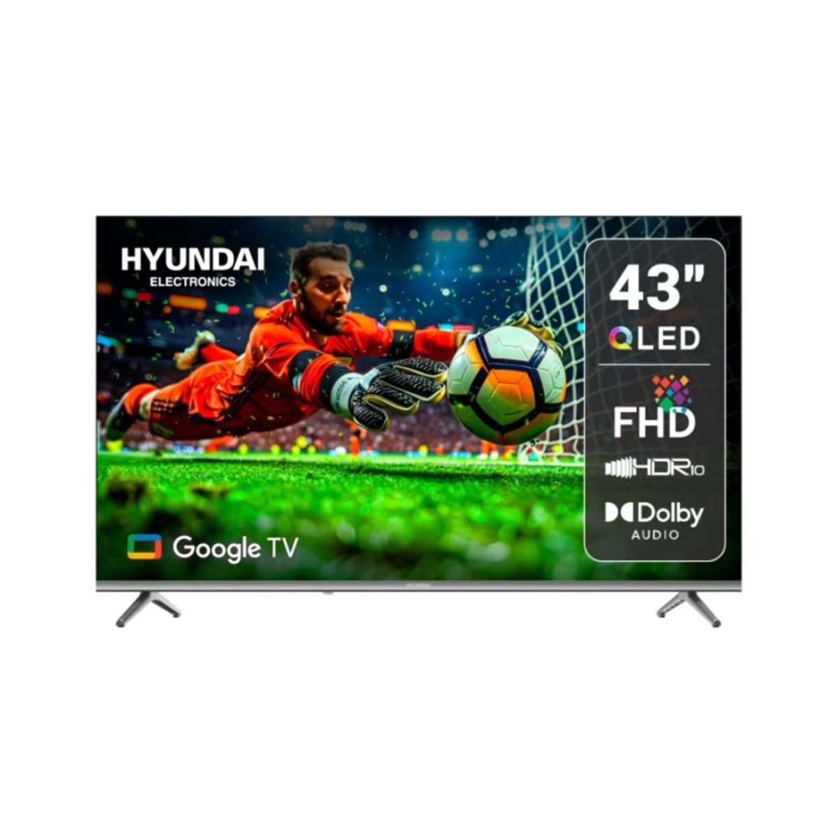 HYUNDAI - Televisor Hyundai QLED 43 FHD Google Tv - HYLED4326QG