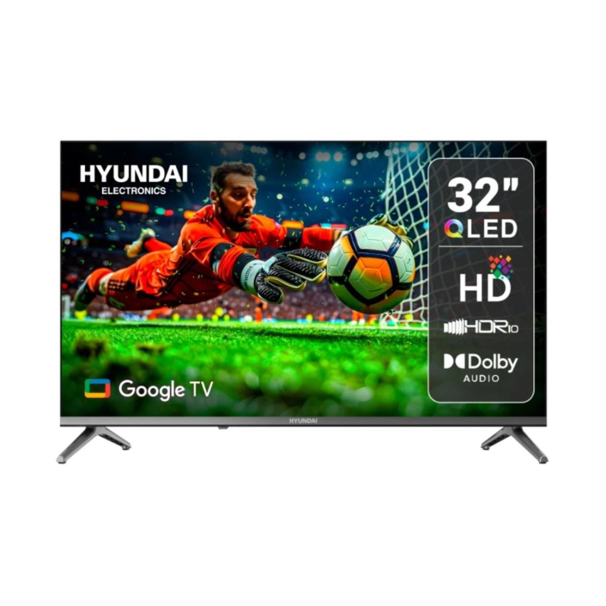HYUNDAI - Televisor Hyundai QLED HD 32 Google Tv - HYLED3259QG