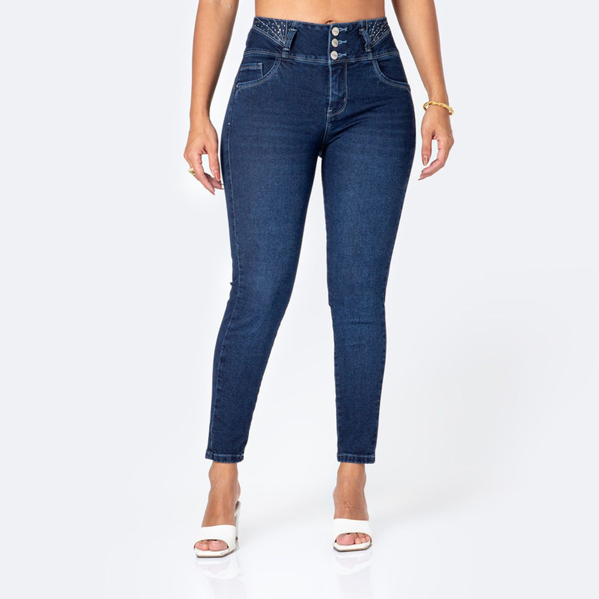 Pionier - Pantalon Moda Denim Stretch Mujer Zulmi