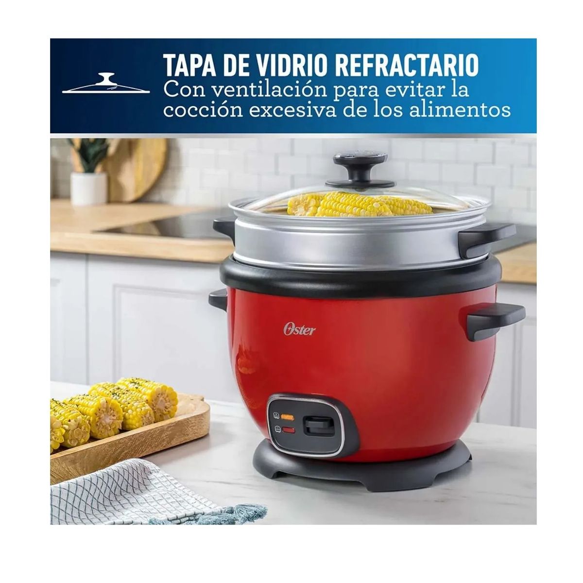 OSTER - Combo Olla Arrocera Oster  2.2 + Licuadora 6 velocidades + hervidor 1.7l oster
