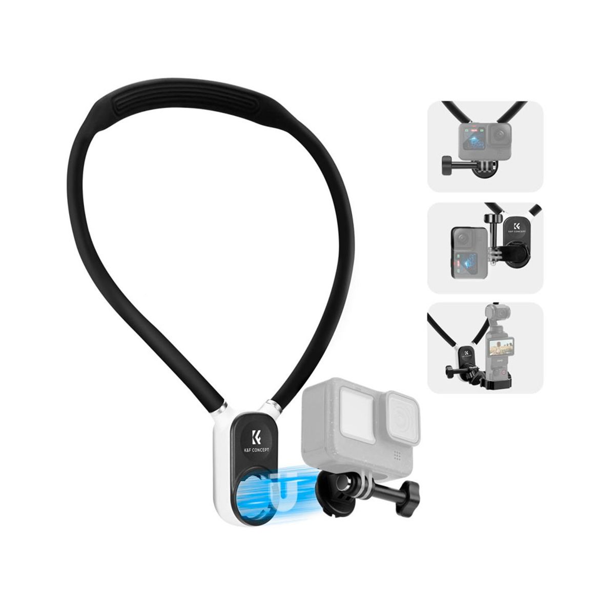 K&F CONCEPT - Soporte de Cuello K&F Concept para Camaras de Accion KF31.129