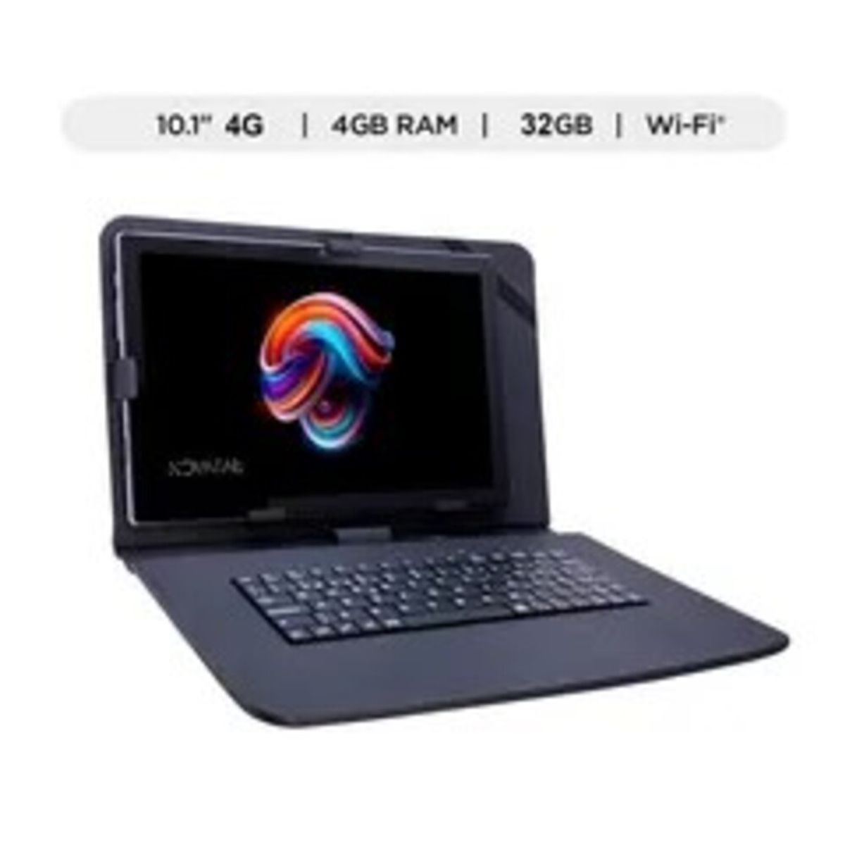 NOVATAB - Tablet NOVATB 10.1'' 3 en 1 4GB 32GB 4G Lte Doble SIM NOVAT-15 con Teclado y Case de regalo