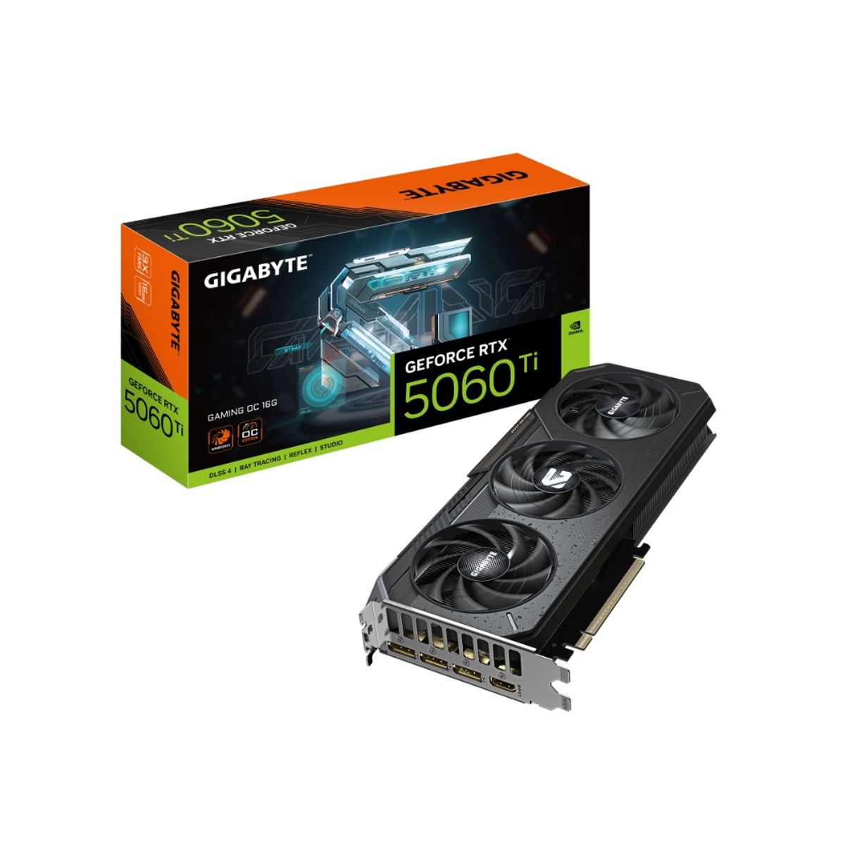 GIGABYTE - Tarjeta de Video Gigabyte GeForce RTX 5060 TI GAMING OC 8G 8GB GDDR7 PCIe 5.0