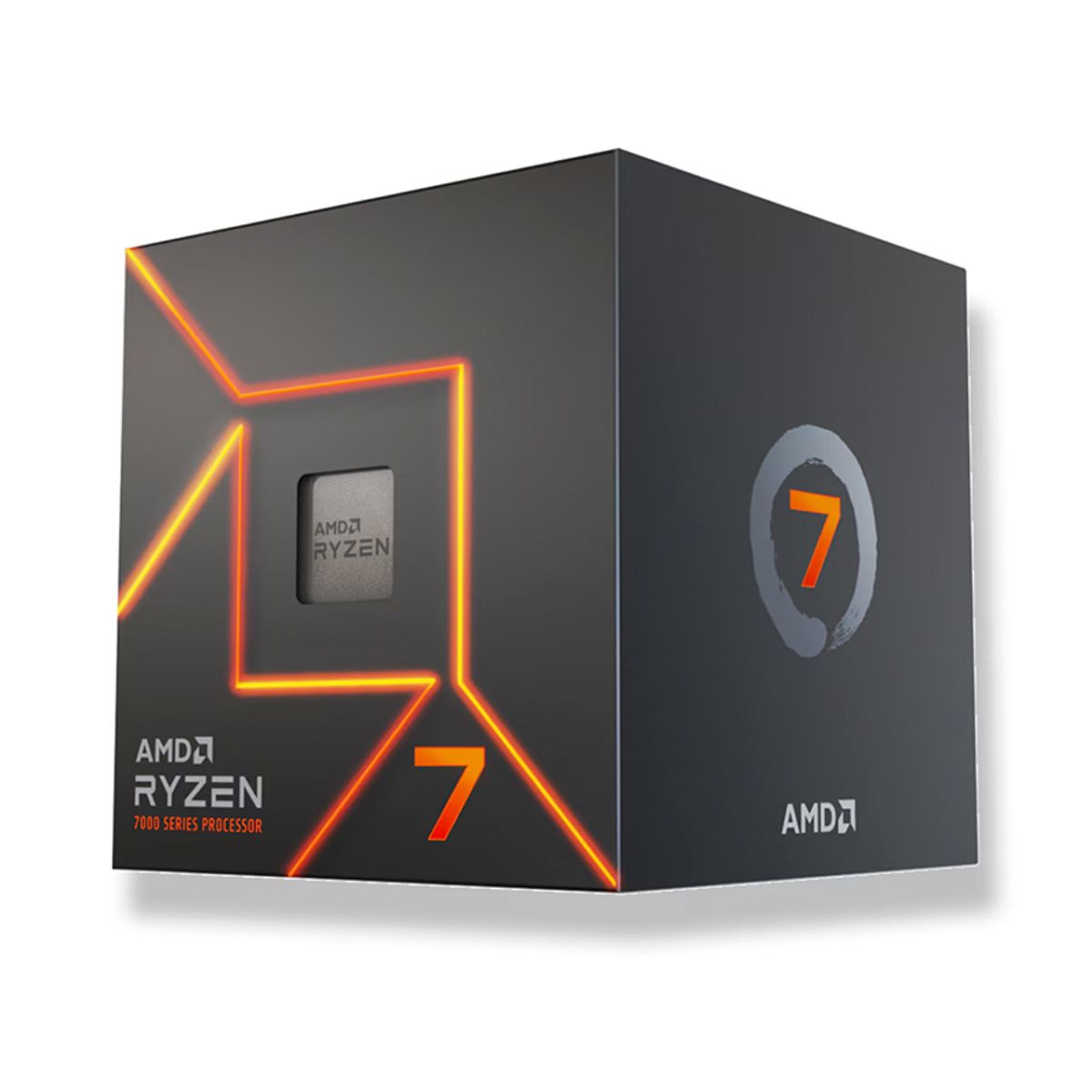 AMD - Procesador AMD Ryzen 7 7700 3.8 / 5.3GHz, 32MB L3, 8-Cores, AM5, 65W