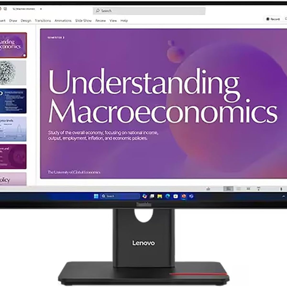 LENOVO - Monitor Lenovo ThinkVision T24D-40 23.8 FHD IPS Color Negro