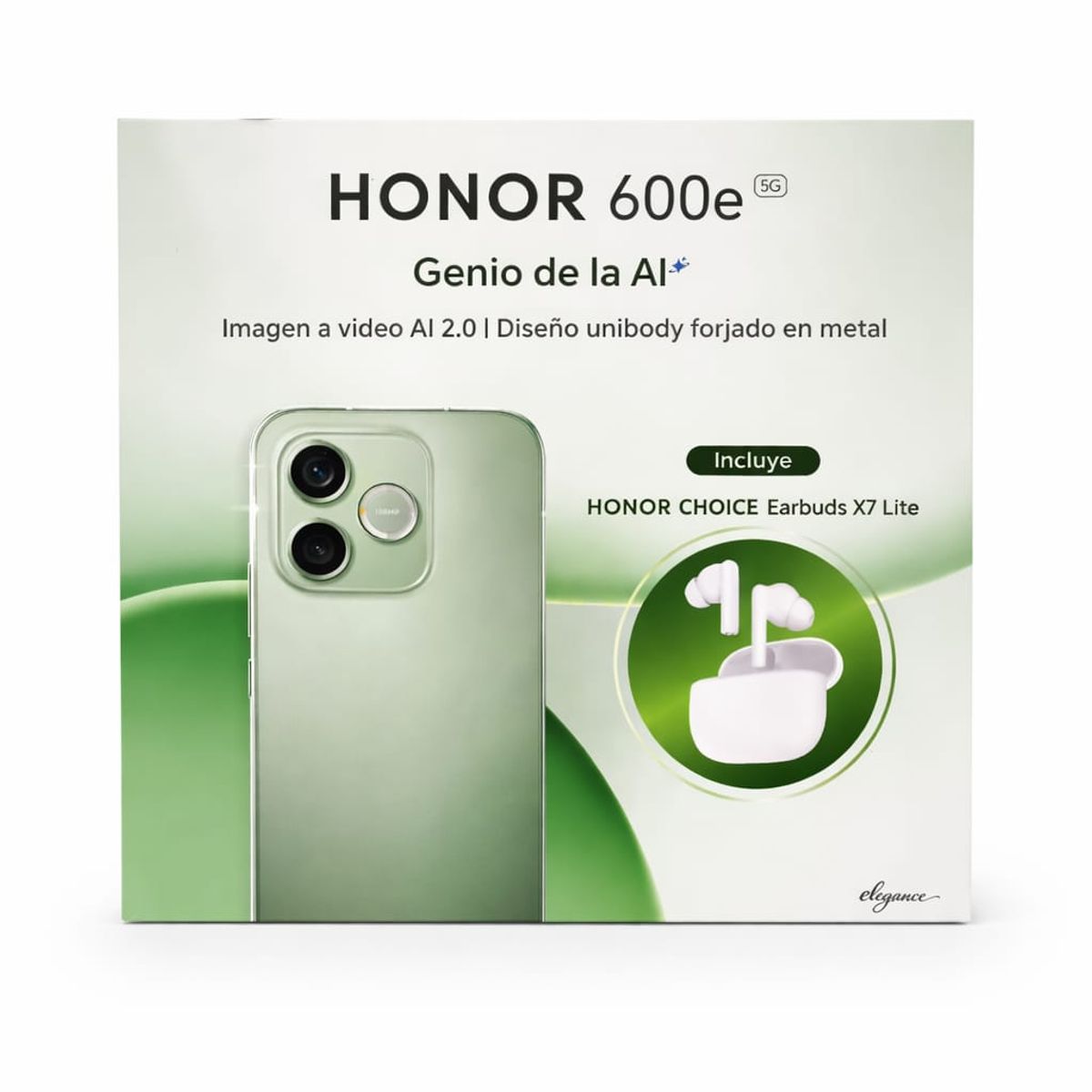 HONOR - HONOR 600e REGISTRADO 8RAM 256GB SPROUT GREEN