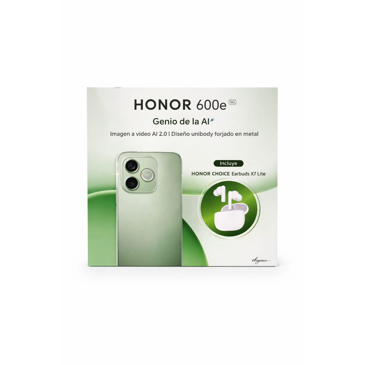 HONOR - HONOR 600e REGISTRADO 8RAM 256GB SPROUT GREEN