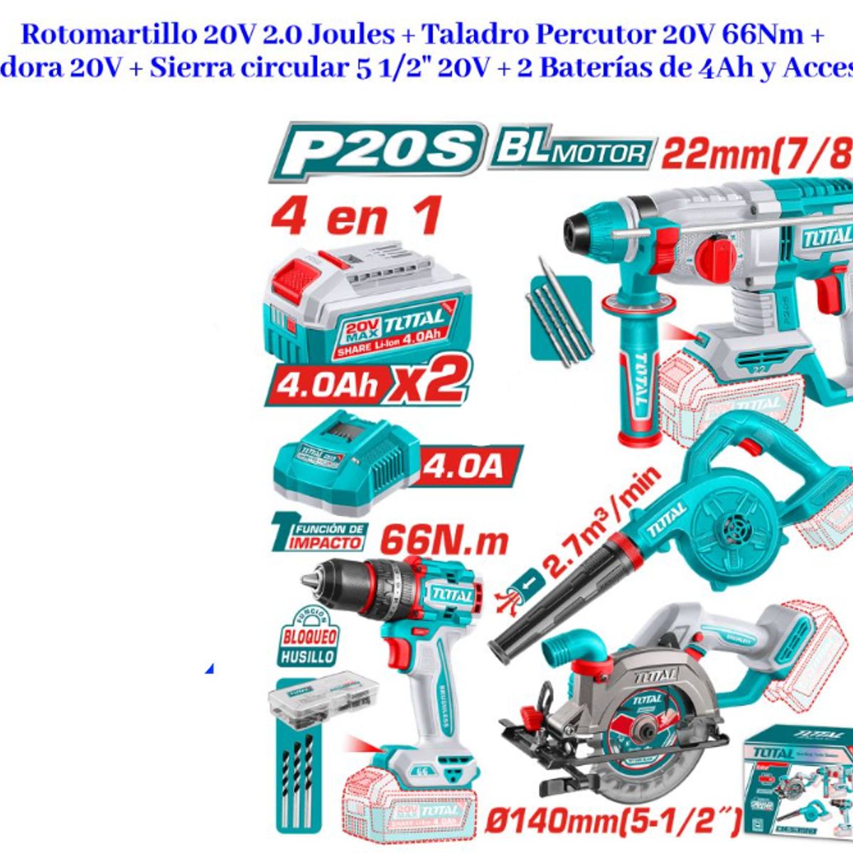 ROTOMARTILLO Y ACCESORIOS, marca GENERICO - Foto Principal
