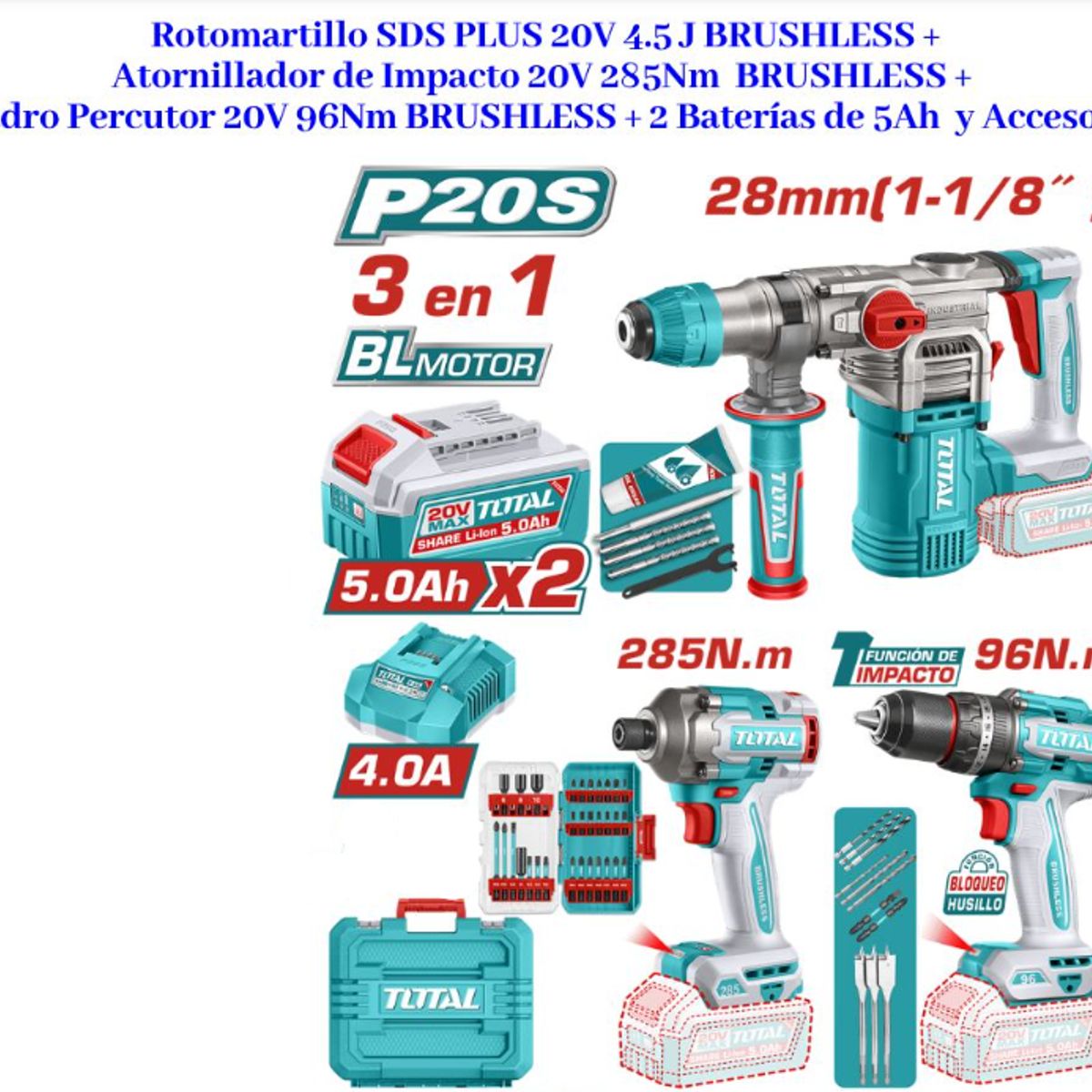 ROTOMARTILLO Y ACCESORIOS, marca GENERICO - Foto Principal