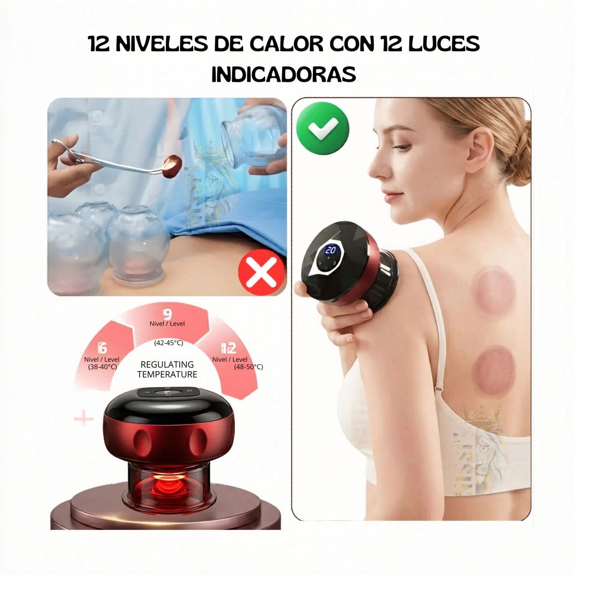 ROHS - VENTOSA DE CUERPO RECARGABLE - TERAPEÙTICO