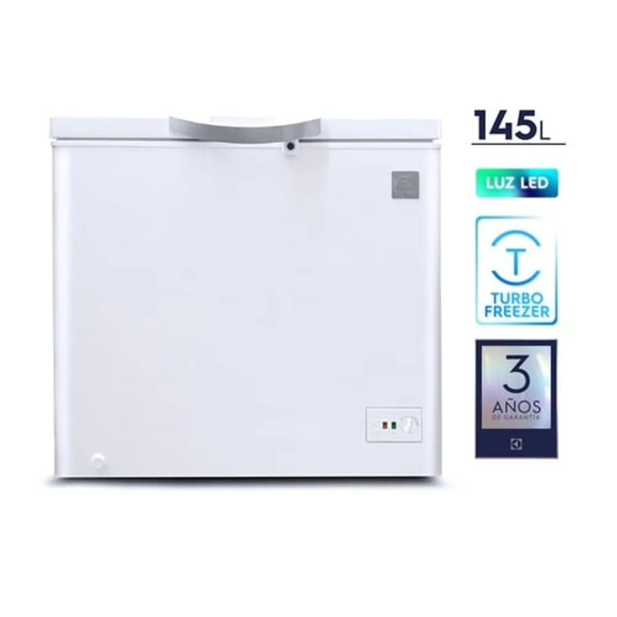 Electrolux - Congeladora Electrolux 145L Horizontal EFCC20C2HQW Dual Blanco