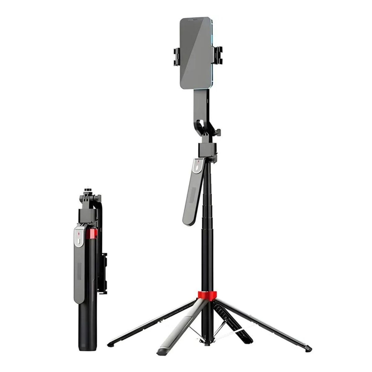 Trípode Inteligente con Gimbal y Seguimiento facial inteligente 3 en 1 Q185, marca OEM - Foto Principal