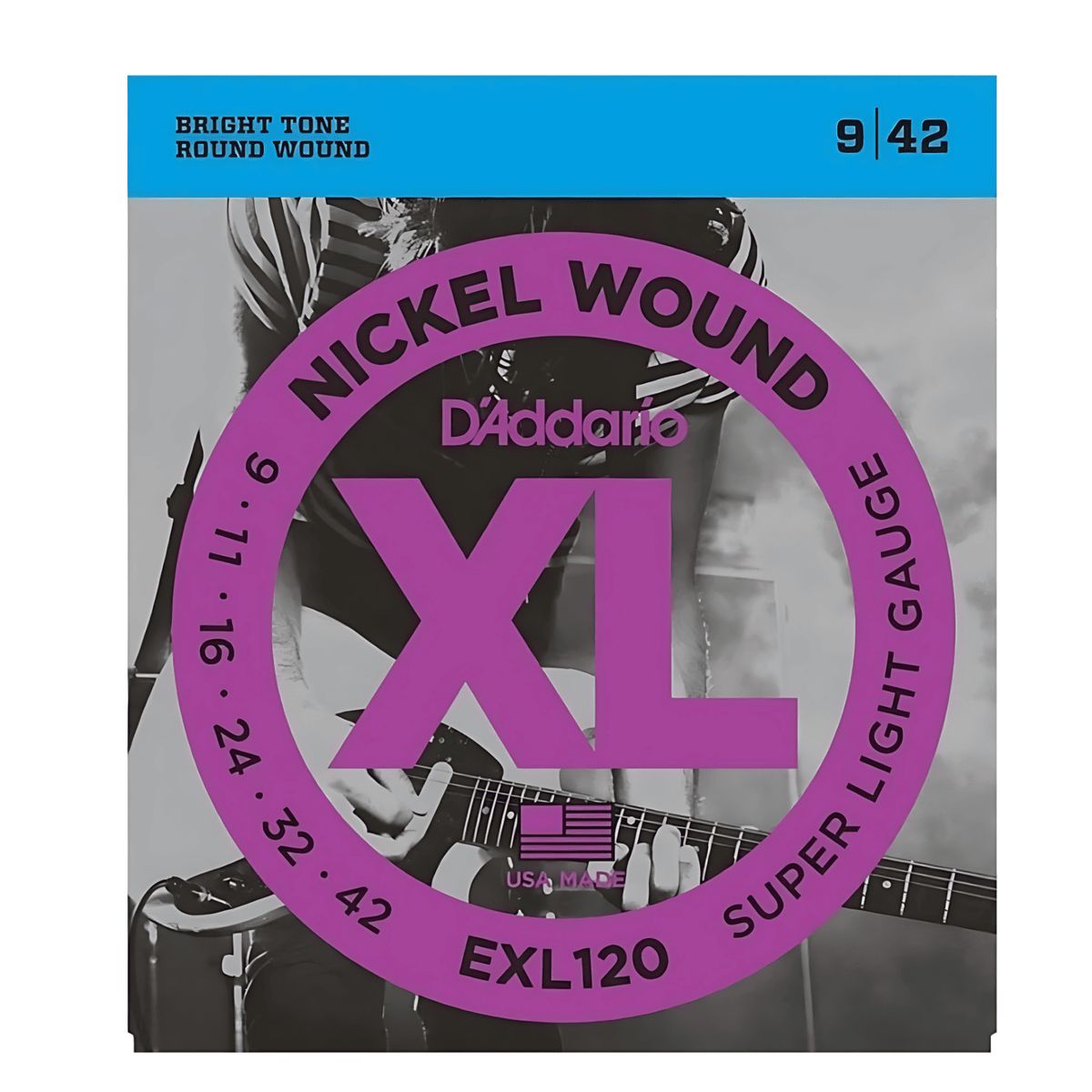 D ADDARIO - Set De Cuerdas Para Guitarra Eléctrica 09-42 Daddario - EXL120