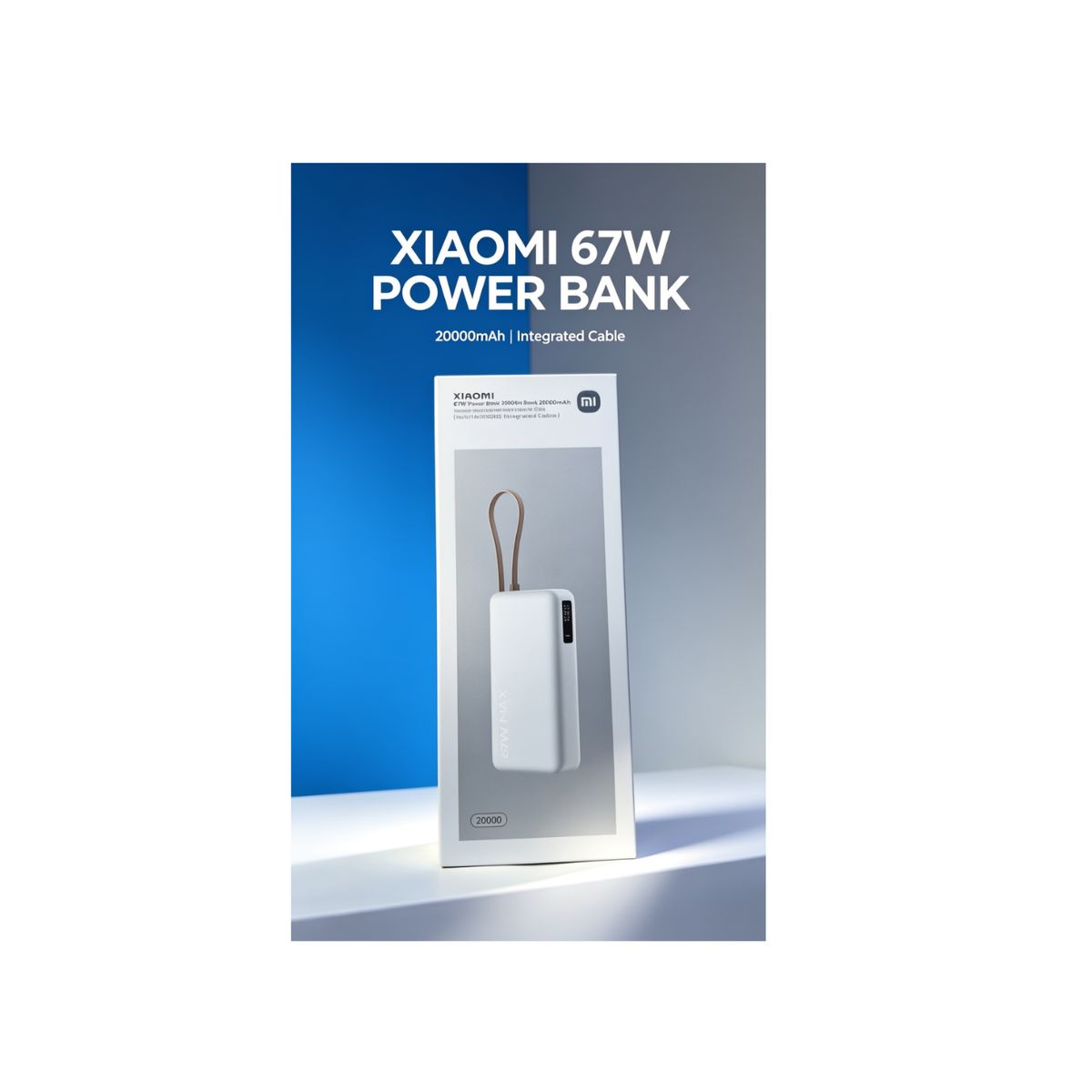 OEM - Cargador Portatil Xiaomi Digital De 20000