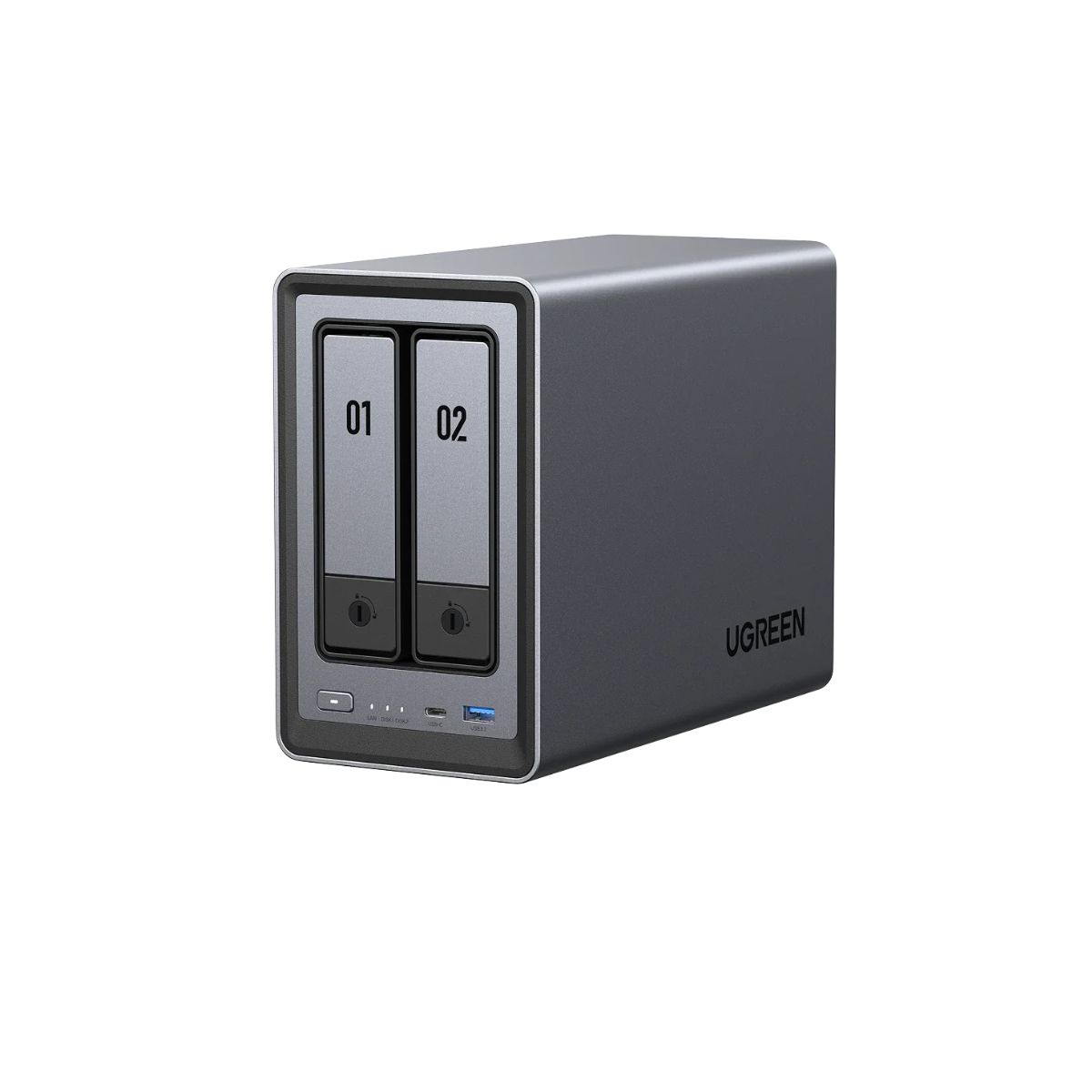 UGREEN - NAS UGREEN NASYNC DXP2800 NAS 2 BAHÍAS 2.5GBE - ALMACENAMIENTO EN RED INTELIGENTE