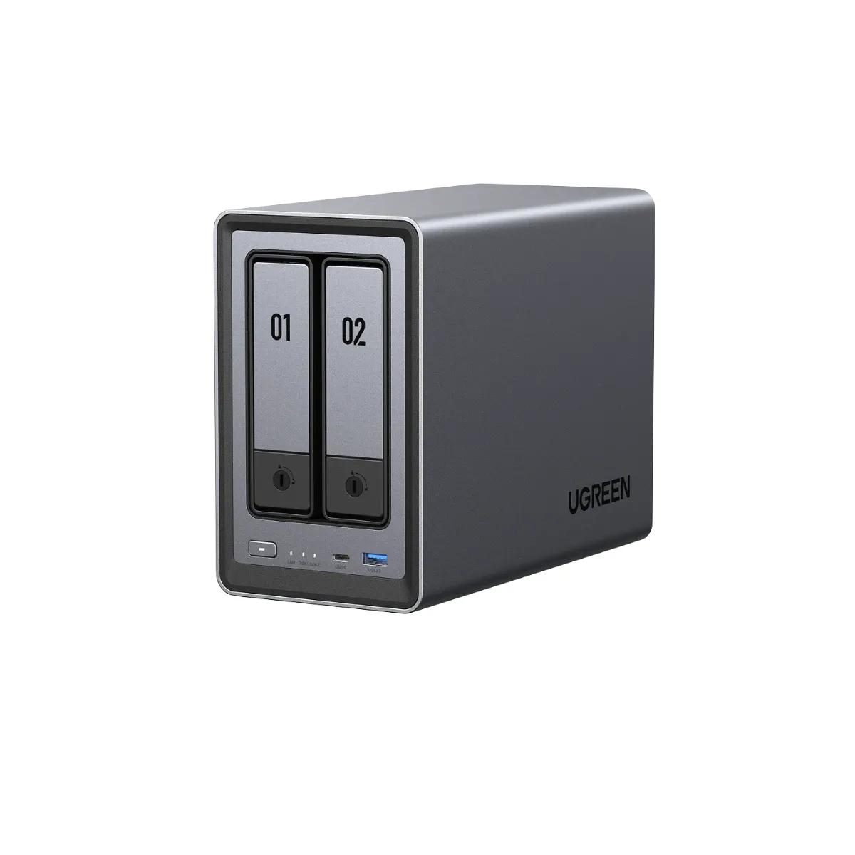 UGREEN - NAS UGREEN NASYNC DXP2800 NAS 2 BAHÍAS 2.5GBE - ALMACENAMIENTO EN RED INTELIGENTE
