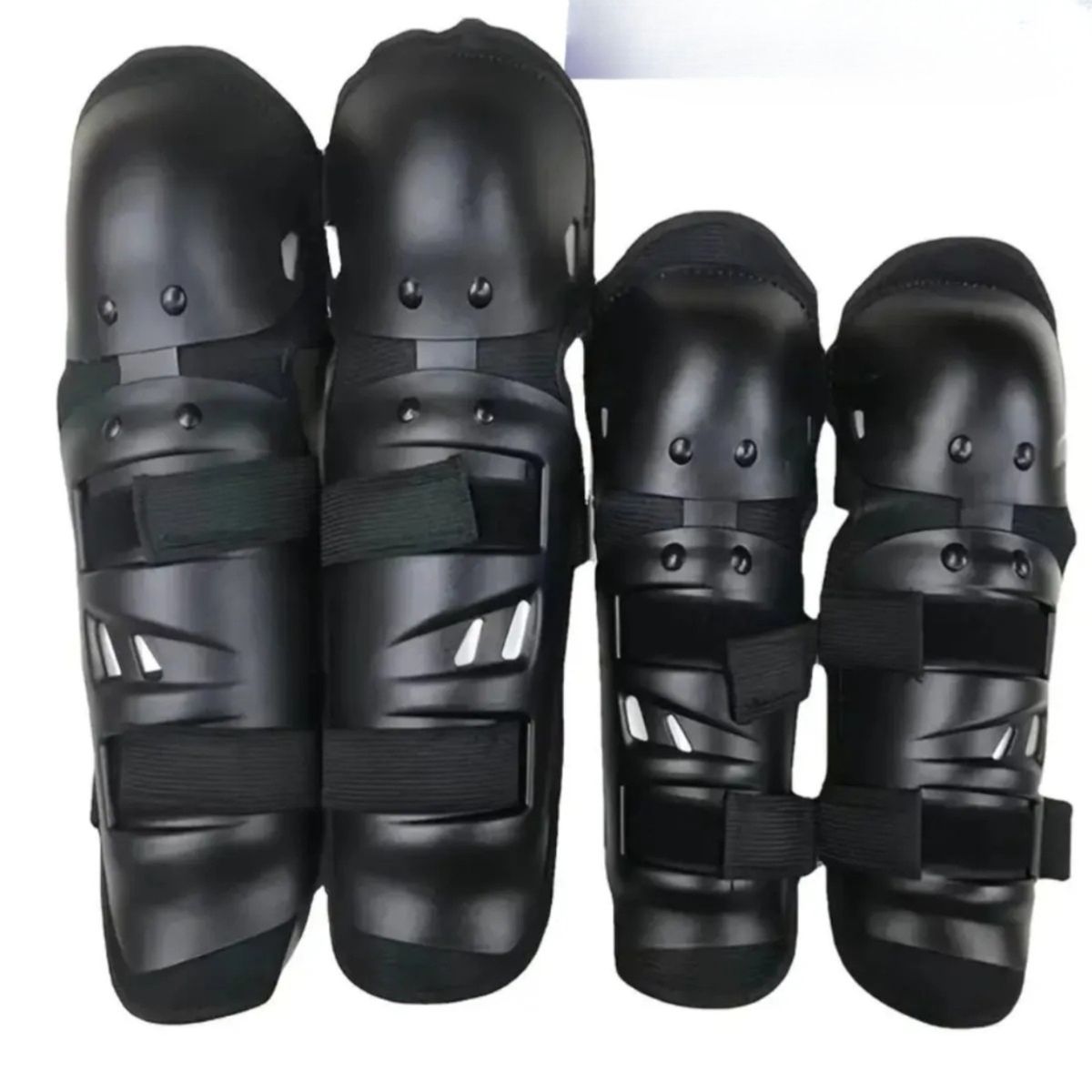 KIT DE CODERAS Y RODILLERAS ABS PARA MOTOCICLISTA NEGRO MT-09, marca GENERICO - Foto Principal