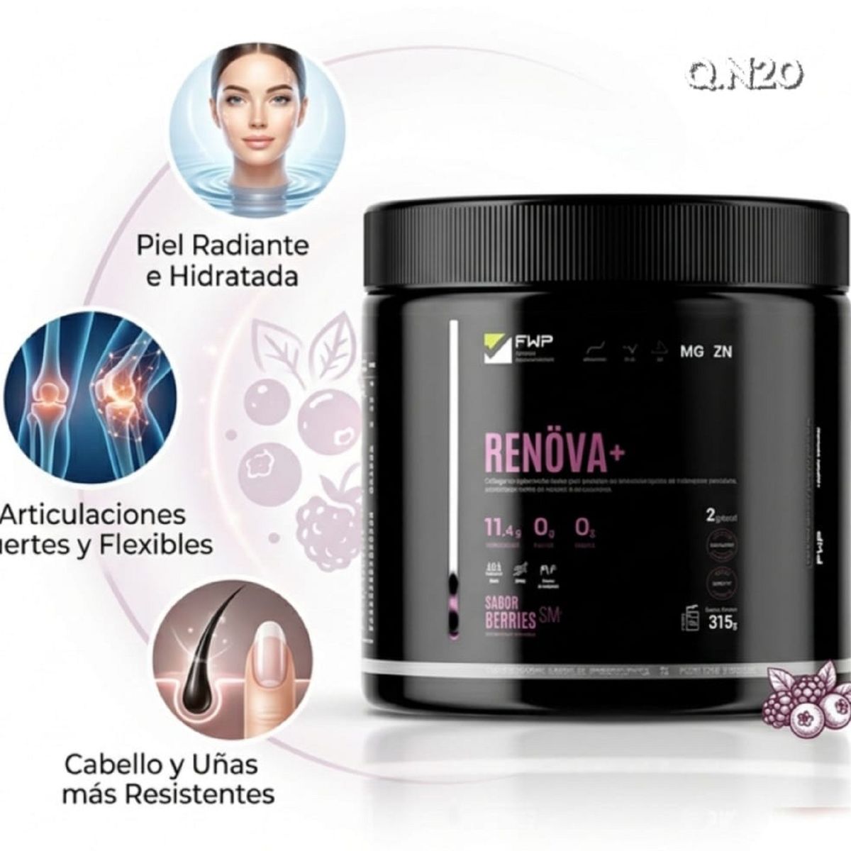 GENERICO - Renova + Suplemento Premium  Colágeno Completo con Resveratrol
