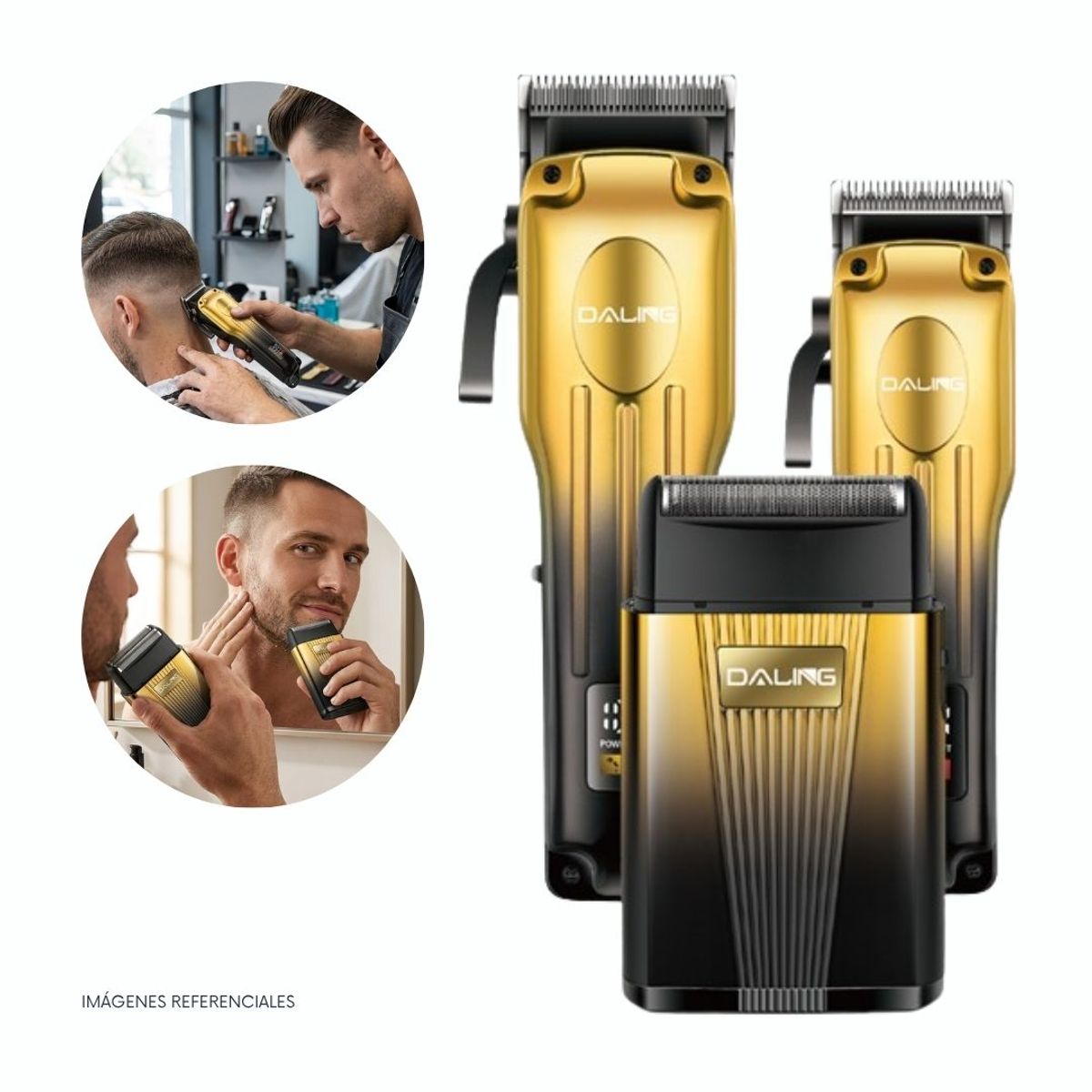 GENERICO - Cortadora Profesional de Cabello Inalámbrica Daling DL-9291