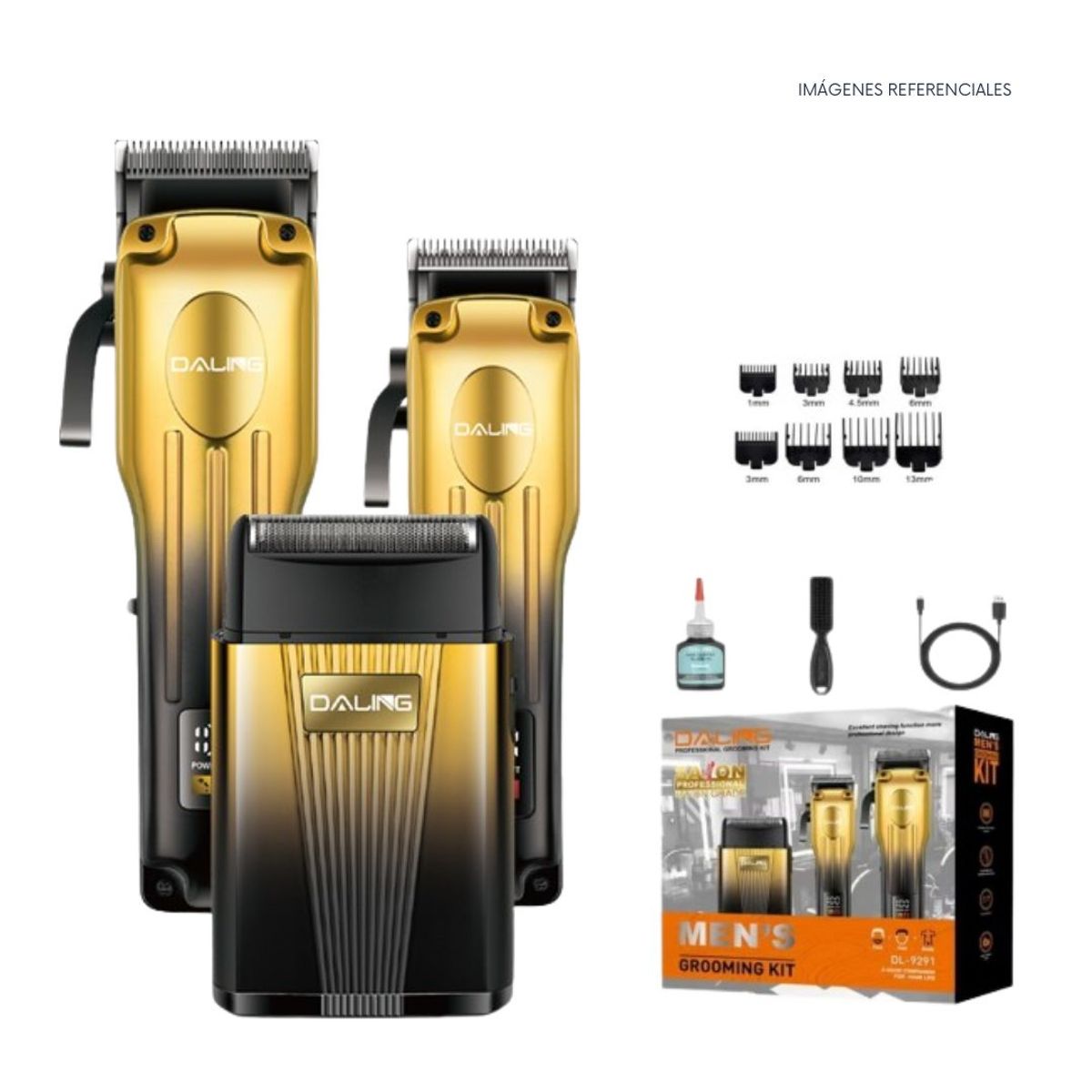 GENERICO - Cortadora Profesional de Cabello Inalámbrica Daling DL-9291