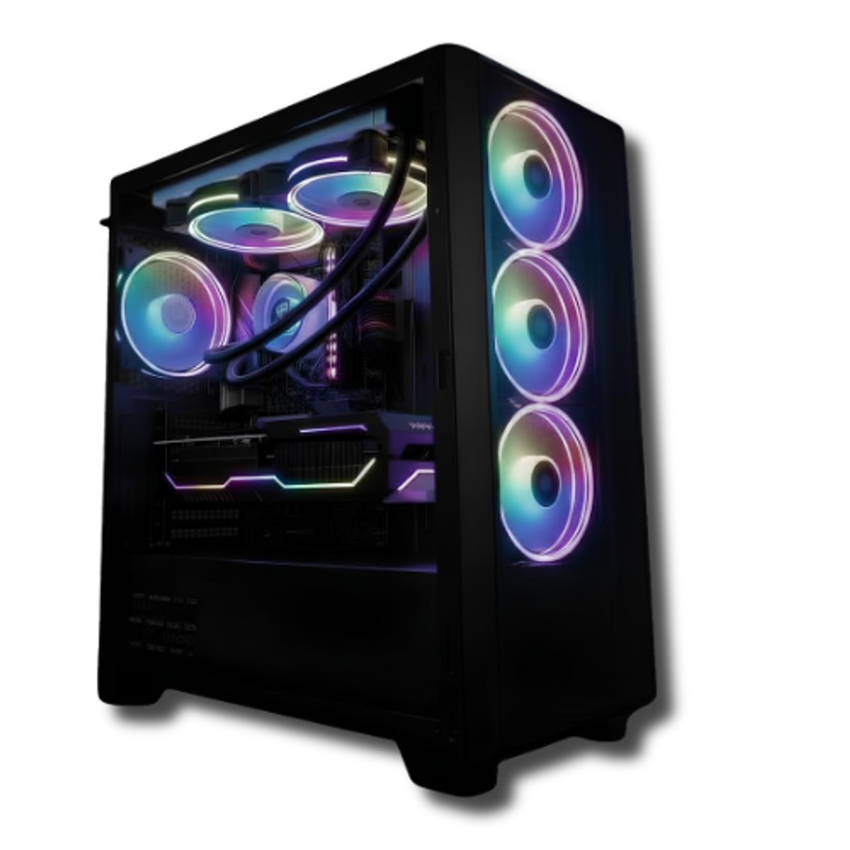 INTEL - PC Gamer Intel Core iI5 12400F 16GB Ram 512GB Ssd 1TB HDD RTX 5050 8GB Refrigeracion liquida