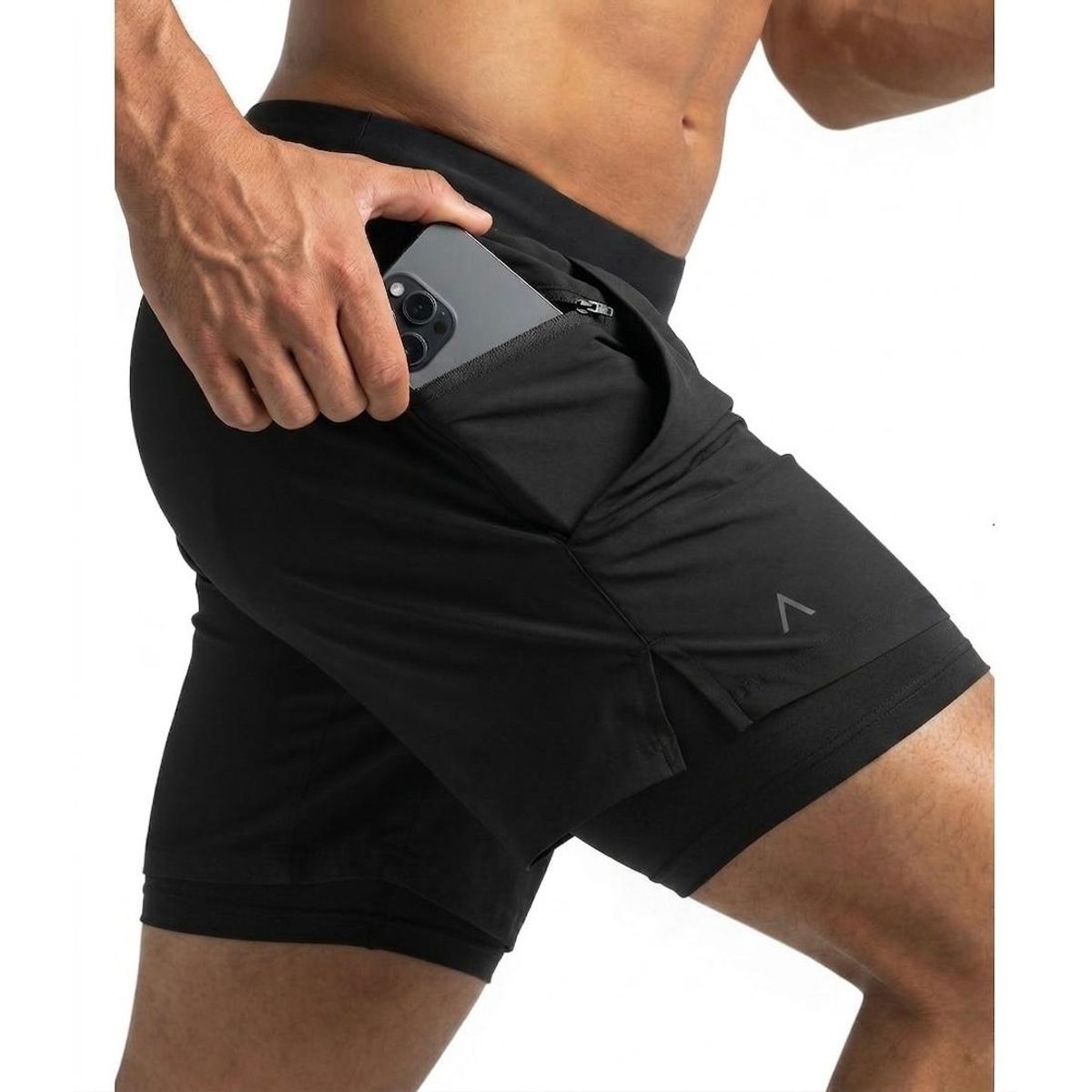 ALPHA FIT - Short deportivo Hombre Correr - Ropa deportiva Gym - Alphafit