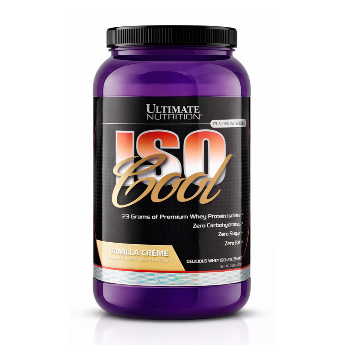 Ultimate Nutrition - Iso Cool 2 LB Proteina Isolatada - Vainilla + Straps