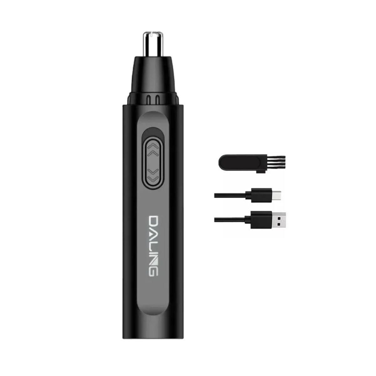 GENERICO - Recortador de Nariz y Oídos para Hombre USB  Cortadora Eléctrica de Vello Facial