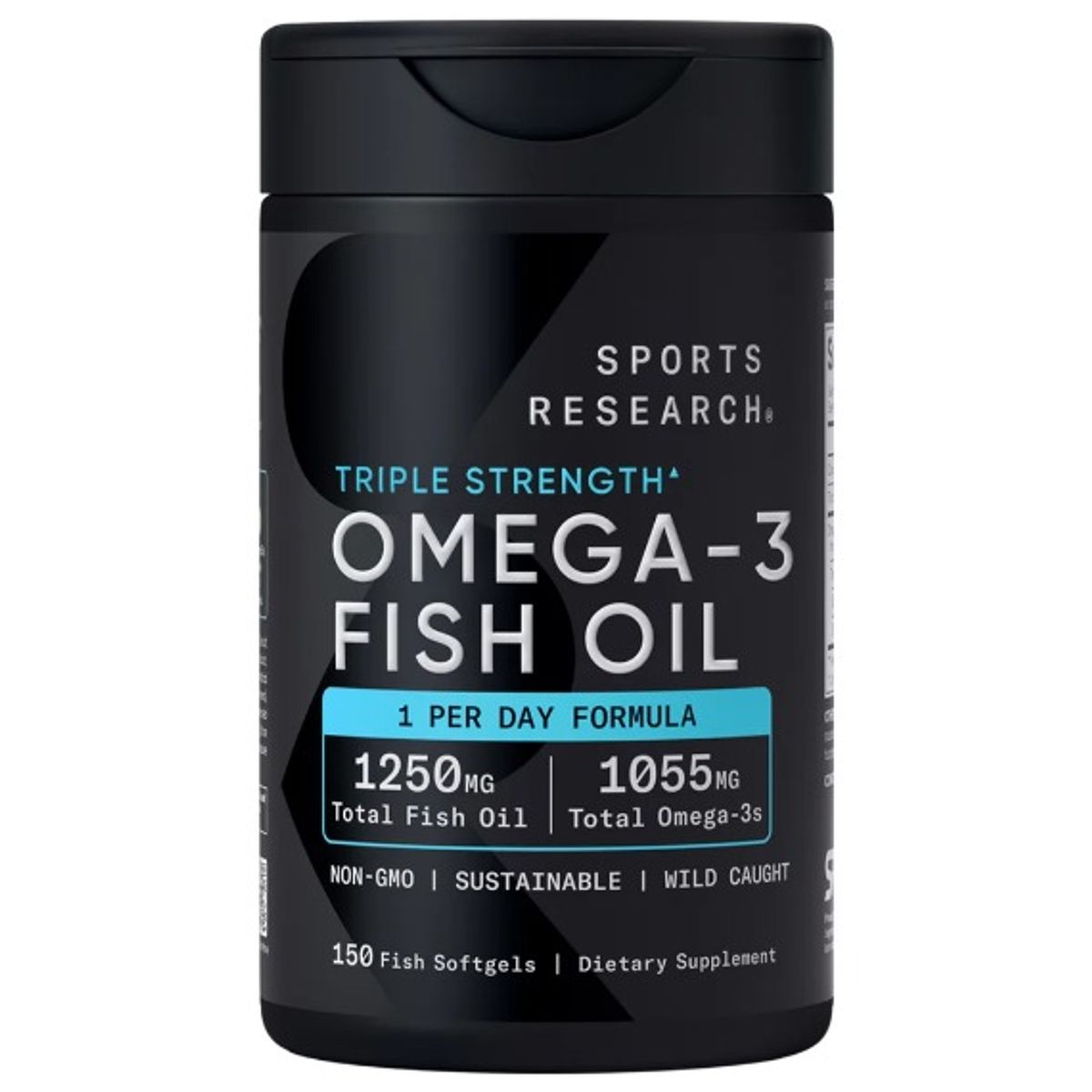 GENERICO - Sports Research® Omega-3 Aceite de Pescado 1250 - 150 softgels