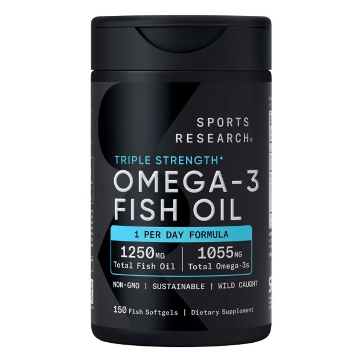 GENERICO - Sports Research® Omega-3 Aceite de Pescado 1250 - 150 softgels