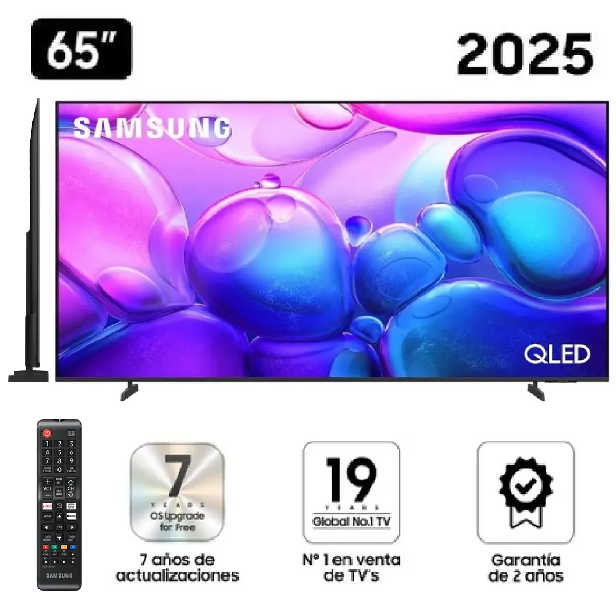 SAMSUNG - Led 65 Pulgadas Samsung QLED 4K SMART TV Q6F