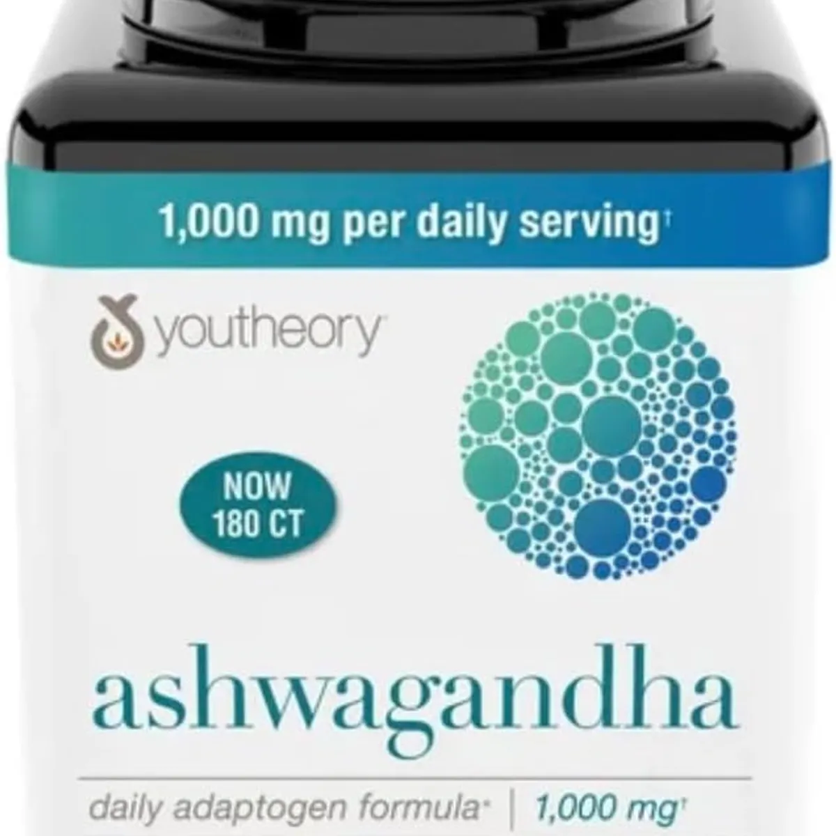 GENERICO - Youtheory Ashwagandha 1000mg con KSM-66 - 180 capsulas