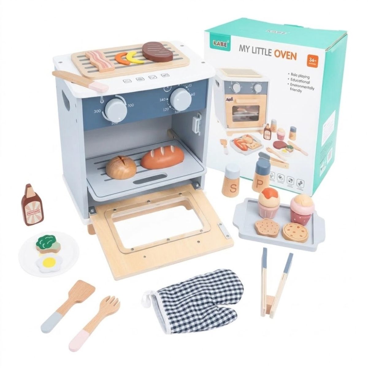 GENERICO - Juguete Didáctico Kabi  Horno de Madera par Niños