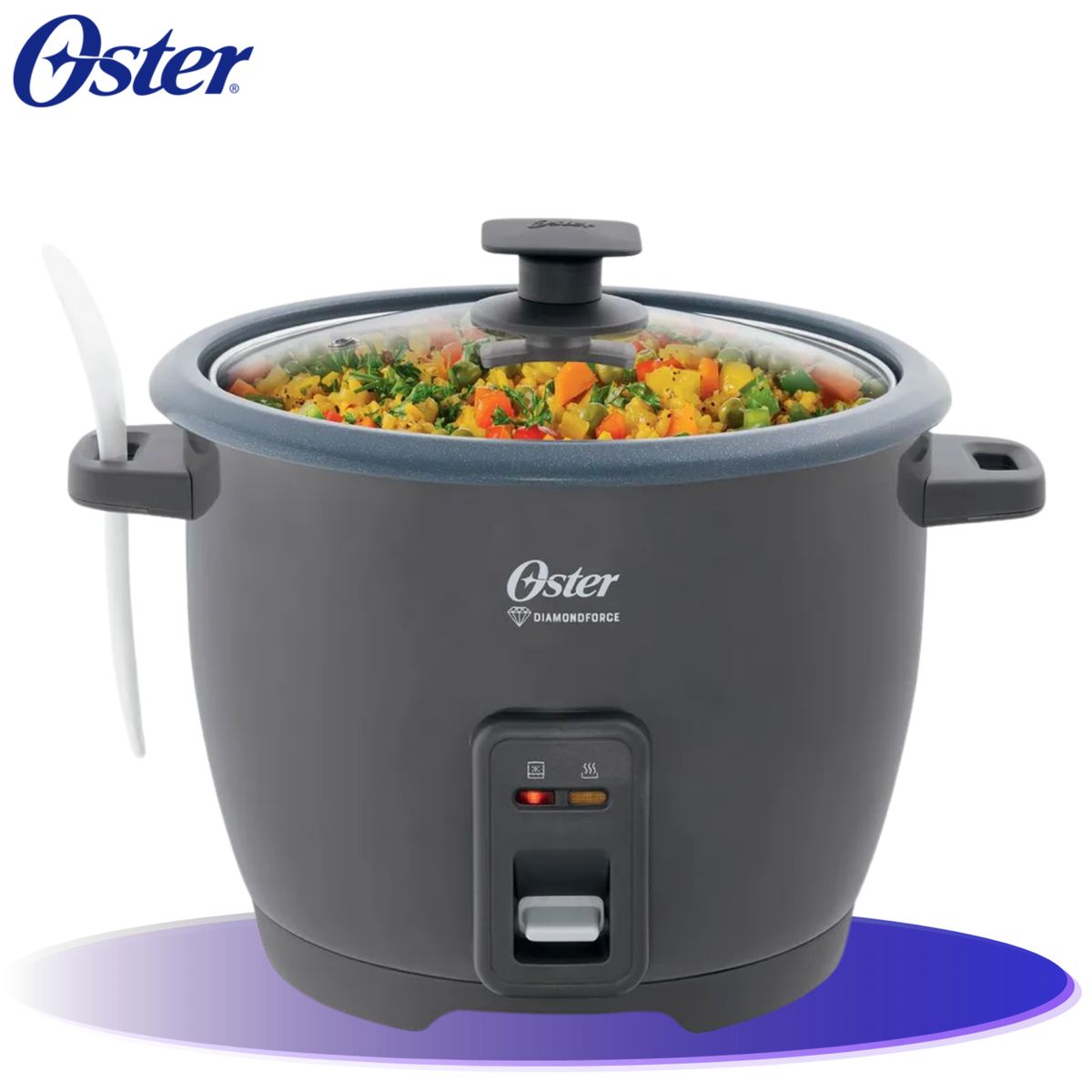 OSTER - Olla ARROCERA OSTER DIAMONDFORCE 10 TAZAS GRIS - CKSTRC10DFSKE